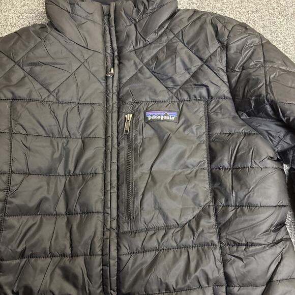 Patagonia Nano Puff Jacket Women’s Small Black Lightweight Insulated Puffer - Picture 2 of 10